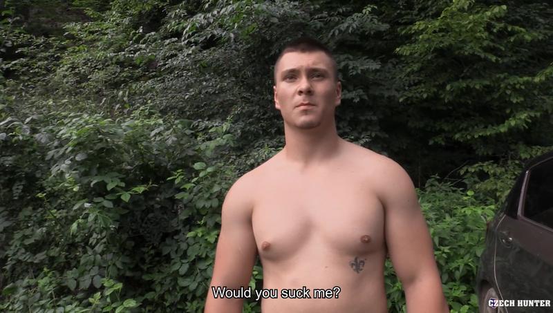 Beefy straight dude sucks big uncut cock first time gay anal sex at Czech Hunter 664 1 gay porn pics - Beefy straight dude sucks big uncut cock first time gay anal sex at Czech Hunter 664