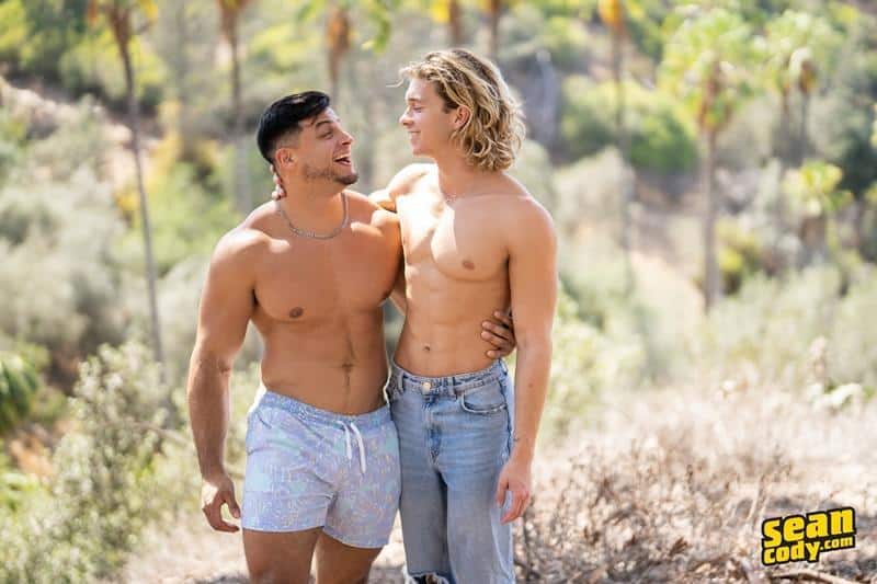 Blonde curly haired surfer dude Shawn Brooks bubble butt raw fucked Axel Rockham huge thick dick 9 gay porn pics - Blonde curly haired surfer dude Shawn Brooks’s bubble butt raw fucked by Axel Rockham’s huge thick dick